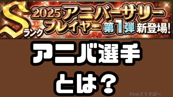 アニバーサリー選手とは？