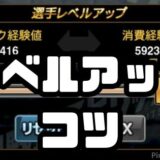 レベルアップコツ